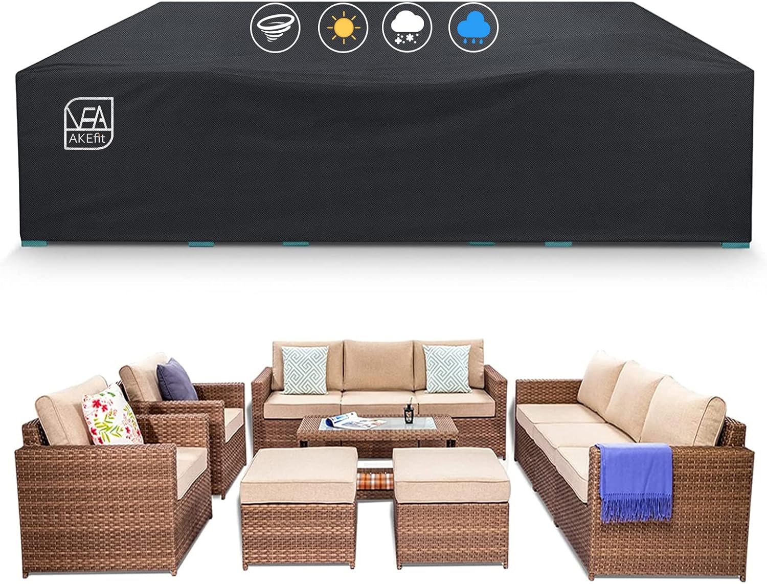 Outdoor Furniture Heavy Duty - Heavy Duty Waterproof Patio Furniture Covers