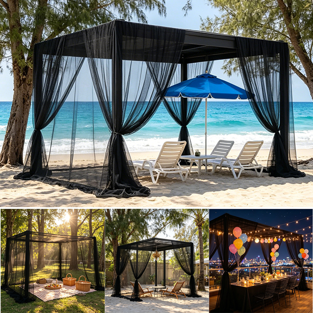Outdoor Furniture Gazebo - 1PC Portable Outdoor Protection Net Indoor