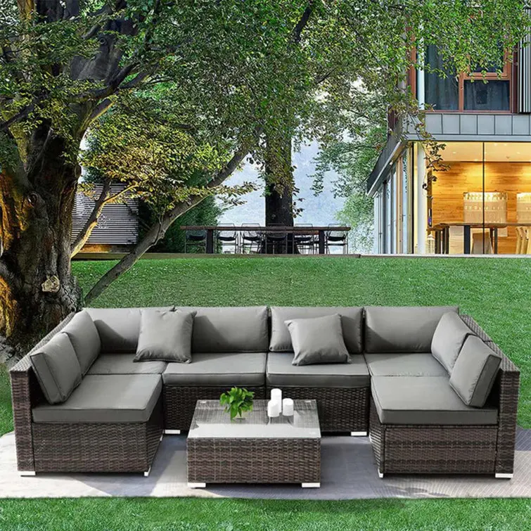 Outdoor Furniture Factory - Practical Diverse Patio Rattan Sofa Garden
