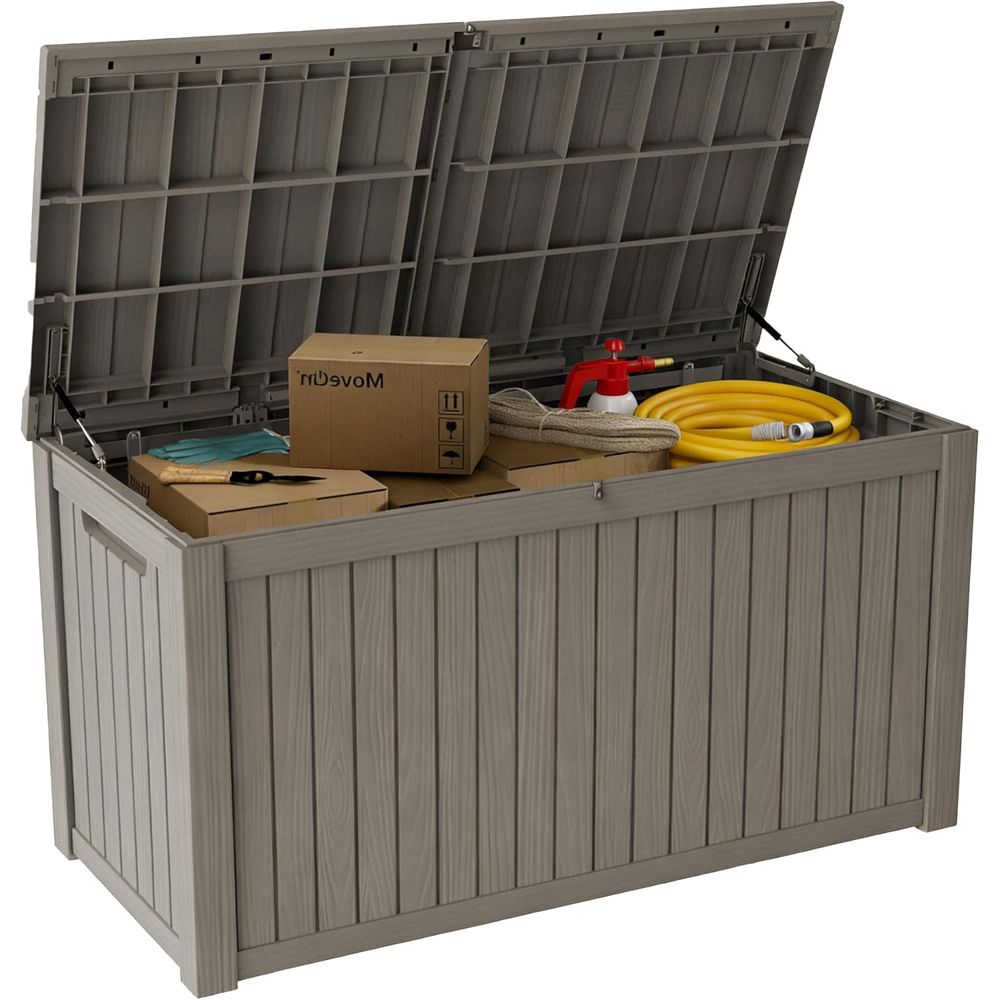 Outdoor Furniture Weatherproof - Outdoor Storage Box, Weatherproof Resin Deck