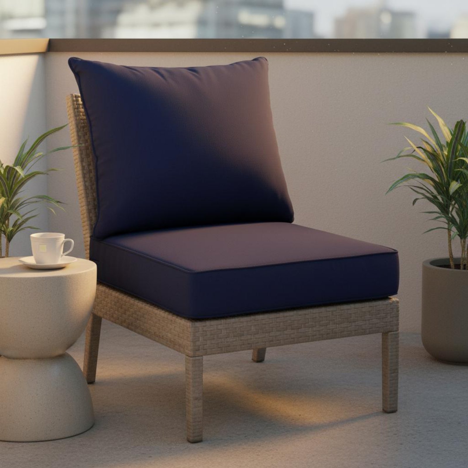 Outdoor Furniture In - Patio Chair Pad Hidden Closure Patio