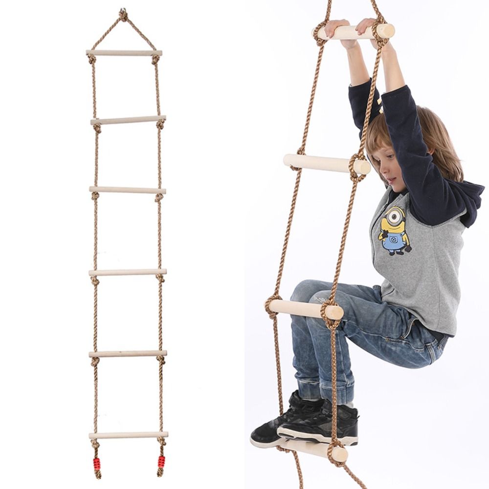 Swing Rope Climbing Ladder wit - Outdoor Furniture Upholstery avis et prix