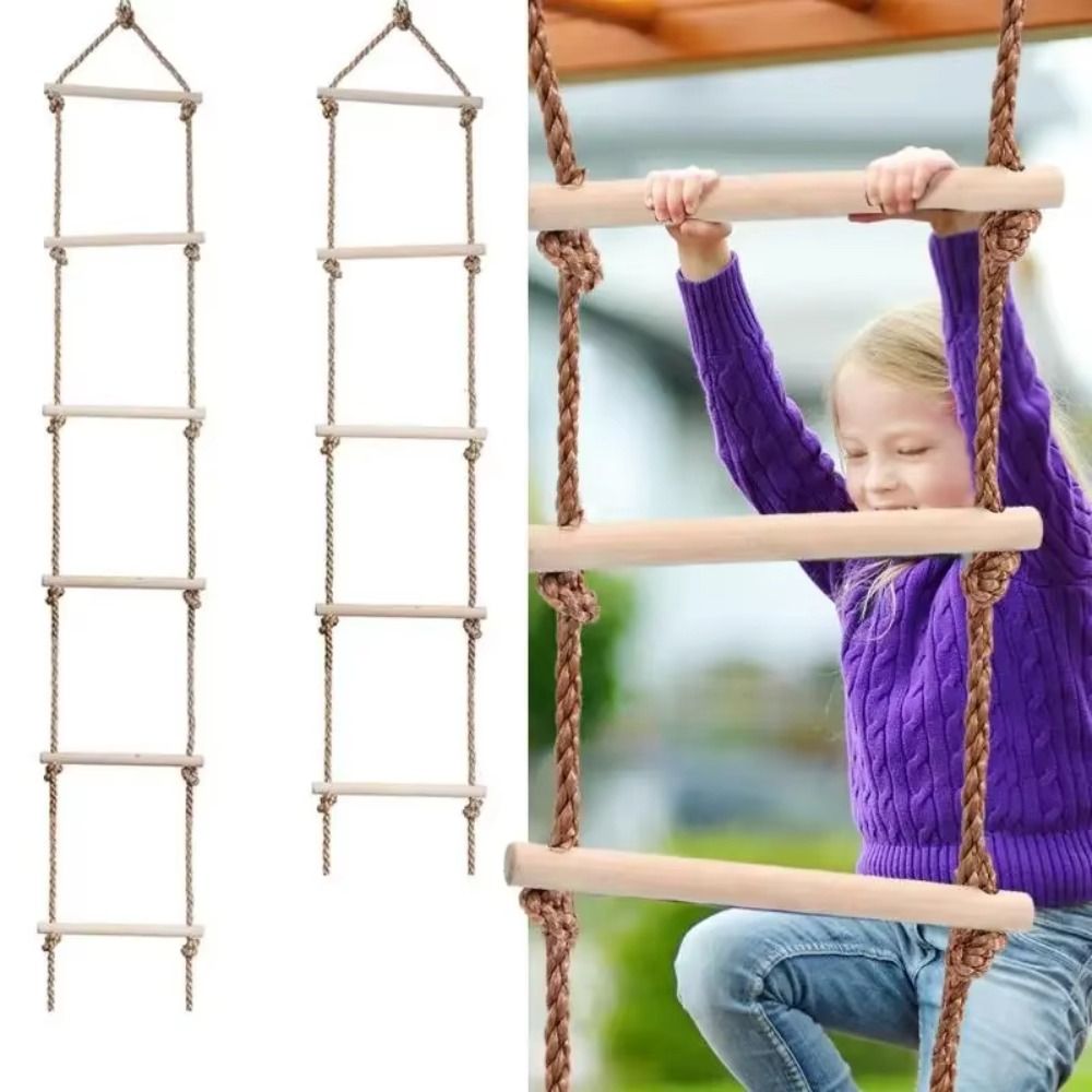 Swing Rope Climbing Ladder wit - Outdoor Furniture Upholstery avis et prix