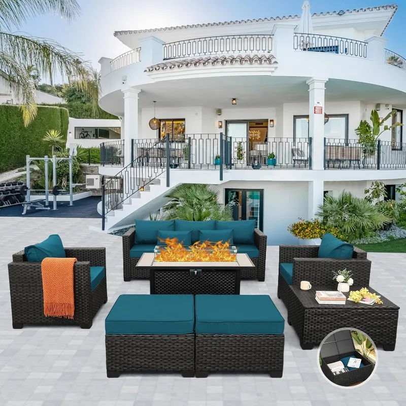 Outdoor Patio Furniture Propan - Outdoor Furniture Set With Fire Pit avis et prix