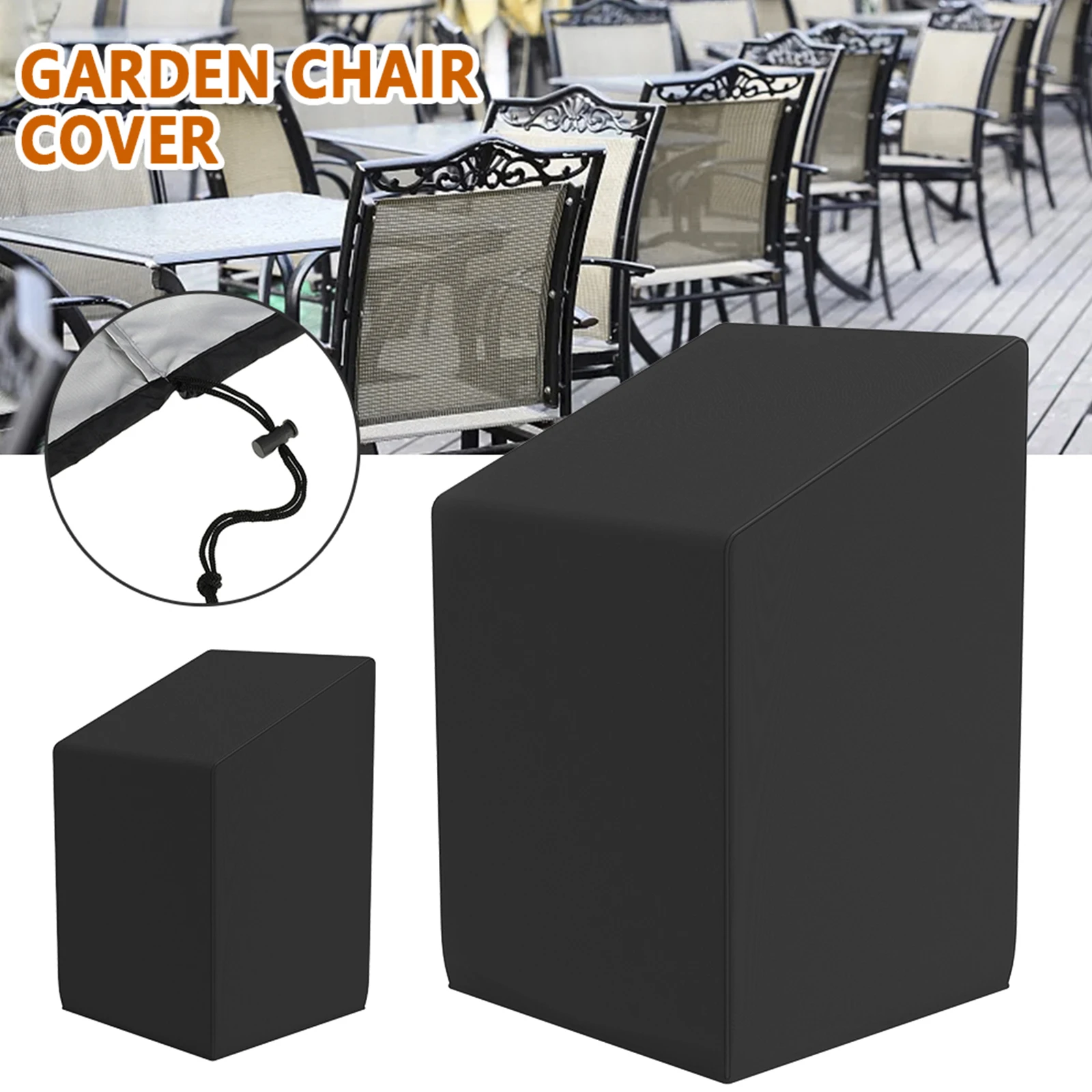Stacked Chair Dust Cover with  - Outdoor Furniture Weatherproof avis et prix