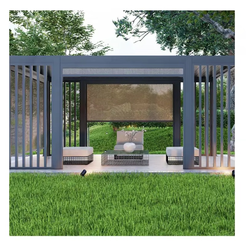 Outdoor Motorized Retractable  - Outdoor Furniture Gazebo avis et prix