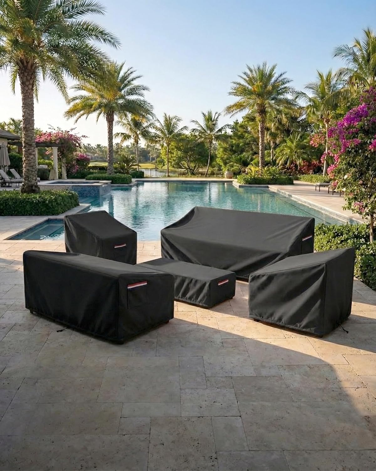 4-Piece Patio Furniture Cover  - Outdoor Furniture Heavy Duty avis et prix