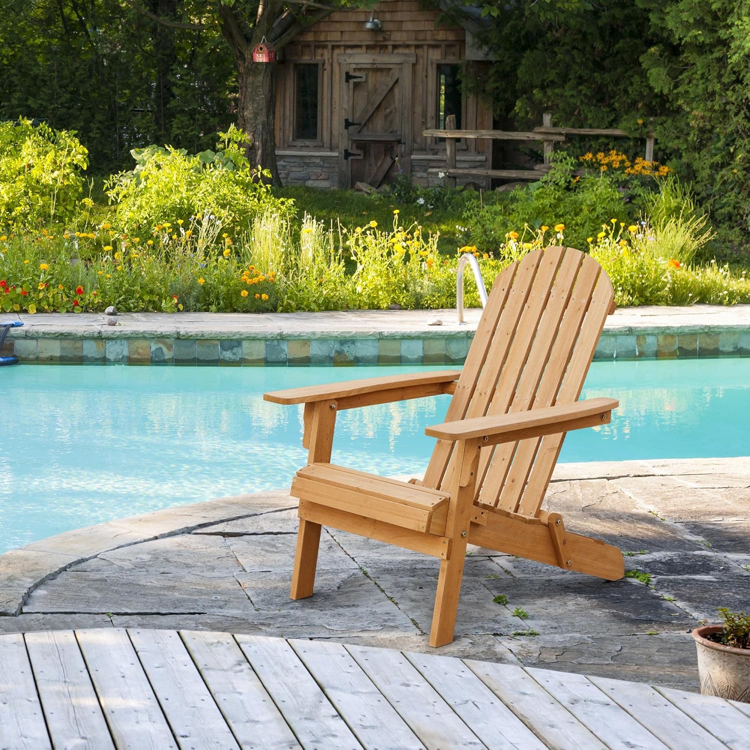 Folding Adirondack Chair Set o - Outdoor Furniture Set With Fire Pit avis et prix