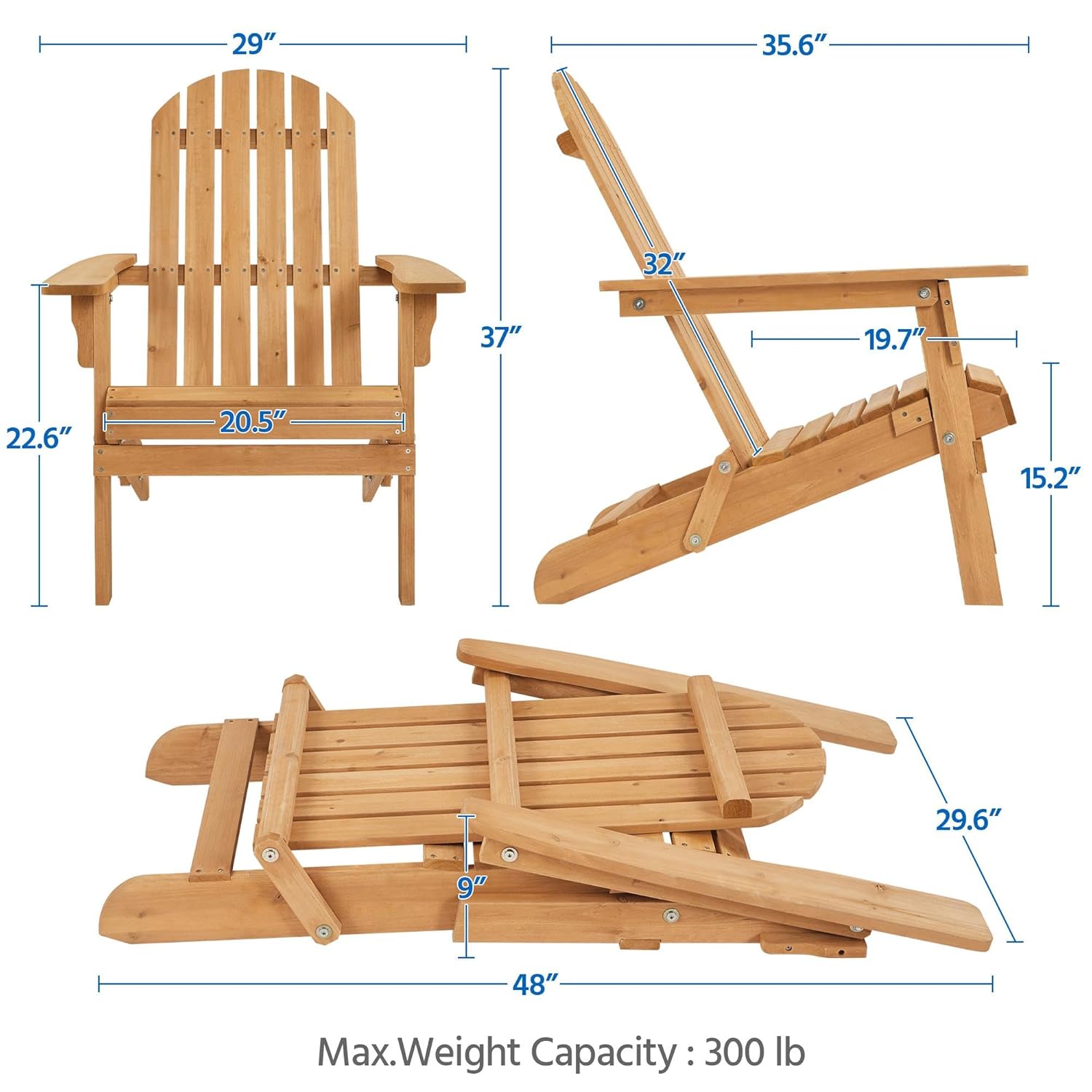 Folding Adirondack Chair Set o - Outdoor Furniture Set With Fire Pit avis et prix