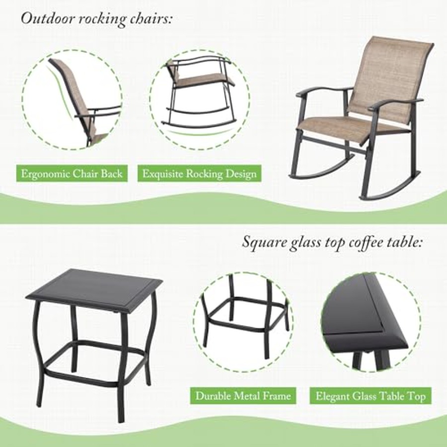 Shintenchi Rocking Chair Outdo - Outdoor Furniture In avis et prix