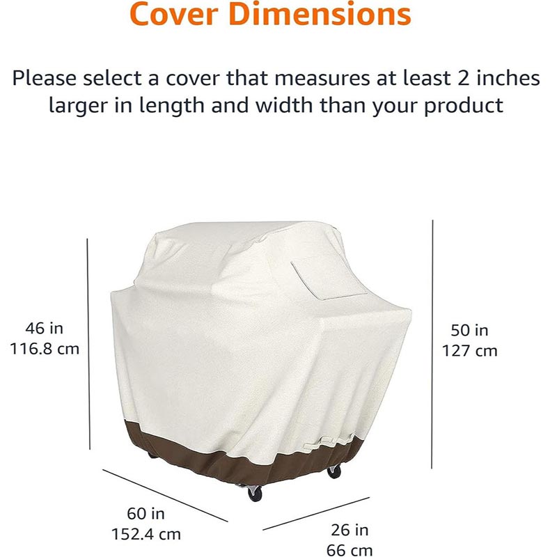 210D BBQ Beige Barbecue Grill  - Outdoor Furniture Weatherproof avis et prix