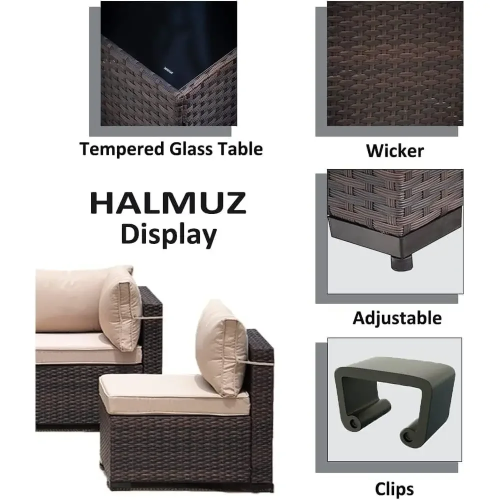 8-Piece Outdoor Patio Furnitur - Outdoor Furniture Set With Fire Pit avis et prix