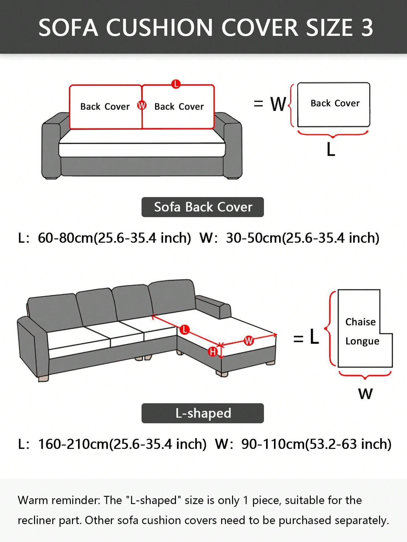 1pc Solid Color Elastic Sofa S - Outdoor Furniture Upholstery avis et prix