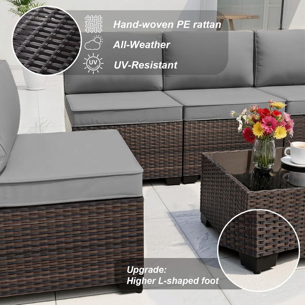 10-Piece Outdoor Patio Furnitu - Outdoor Furniture Set With Fire Pit avis et prix