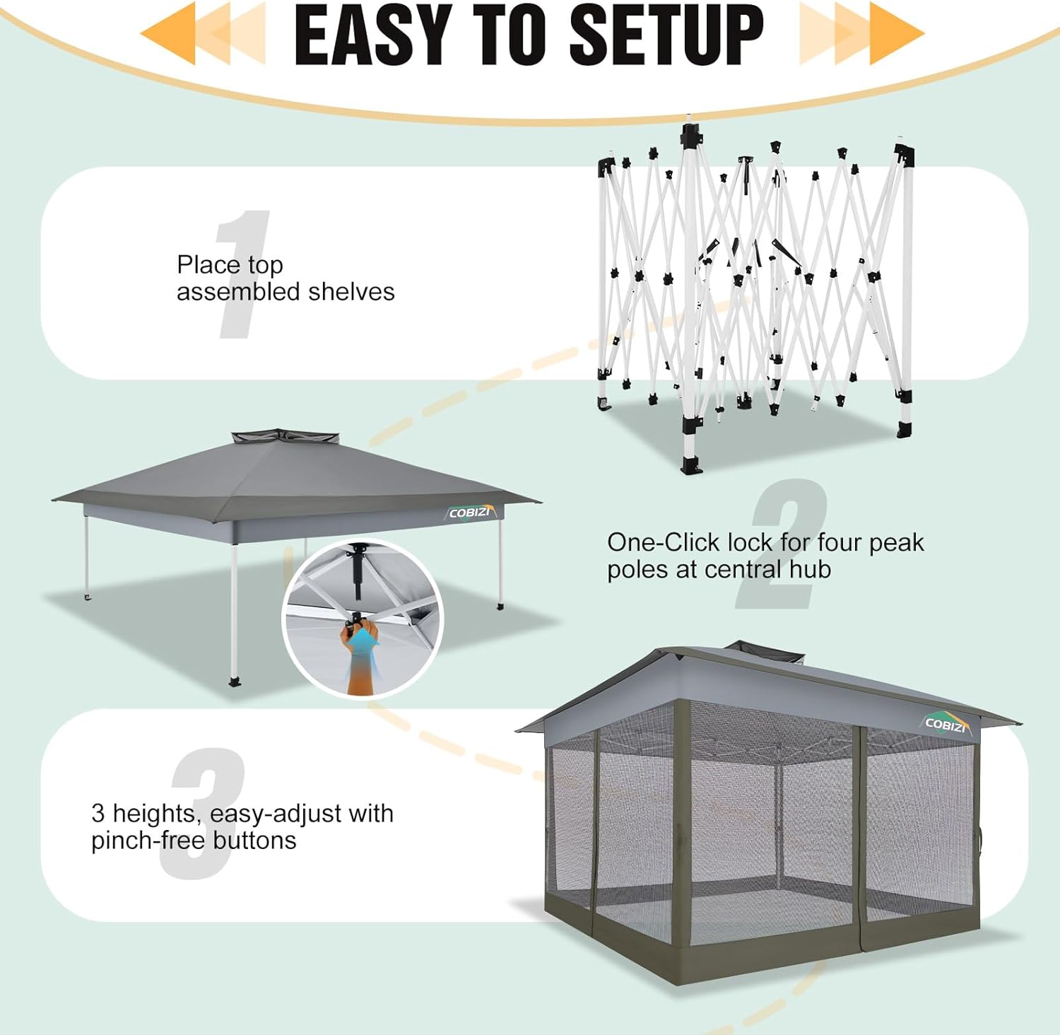 13x13ft Gazebo Pop Up Canopy T - Outdoor Furniture Gazebo avis et prix
