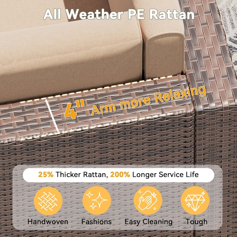 Aoxun Patio Furniture Set, Wic - Outdoor Furniture Bali avis et prix
