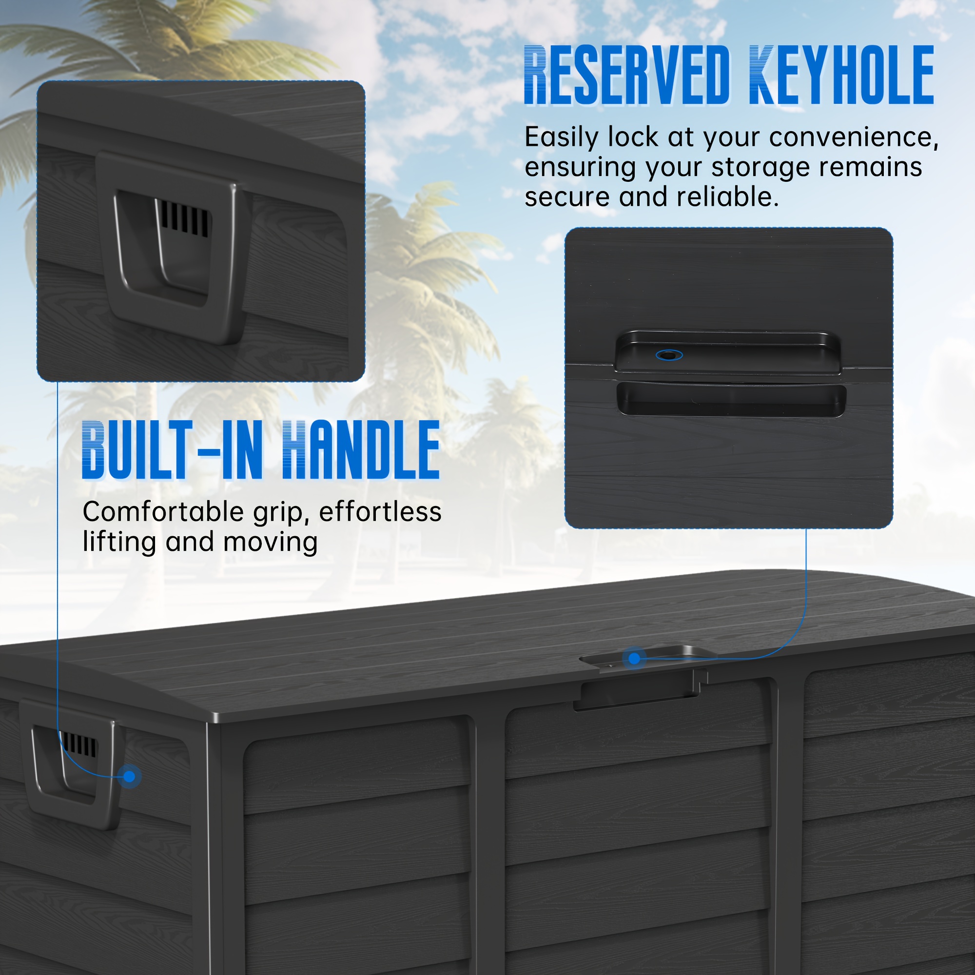 Weatherproof Resin Storage, 75 - Outdoor Furniture Weatherproof avis et prix