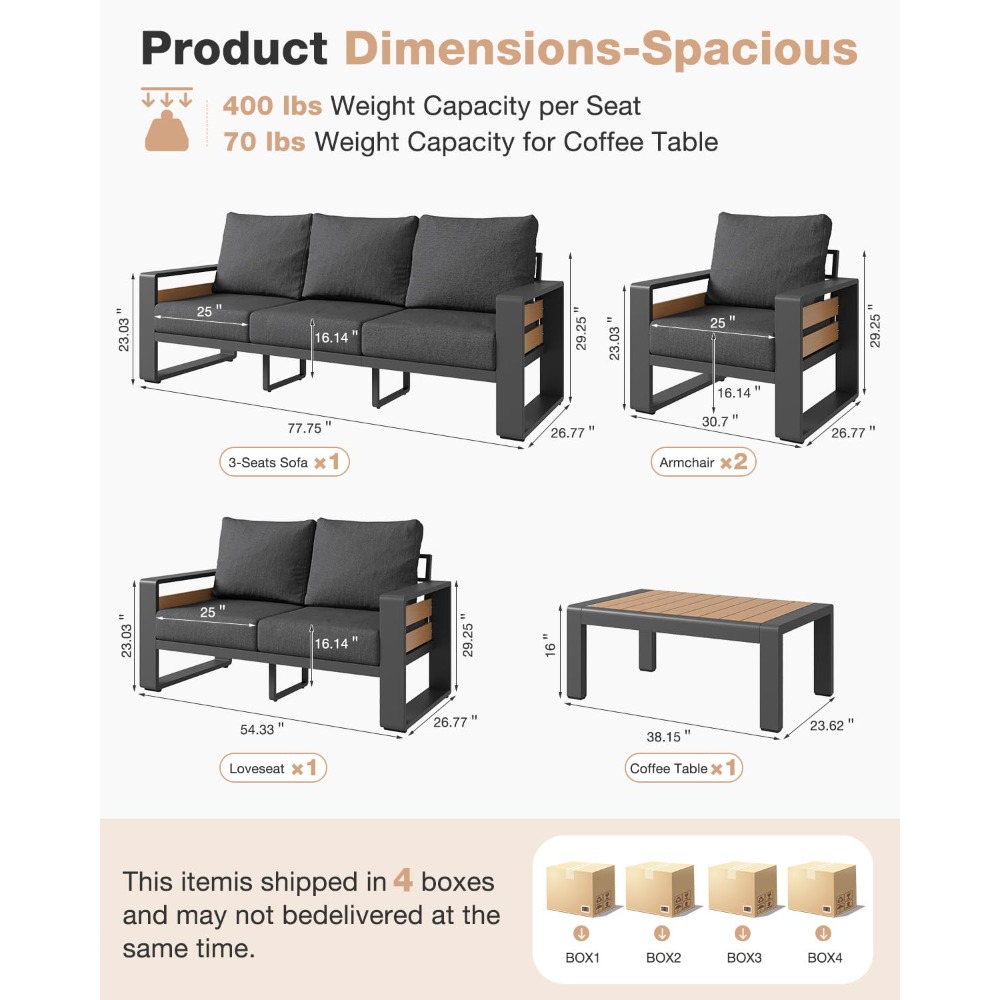 Aluminum Patio Furniture Set,  - Outdoor Furniture Bali avis et prix