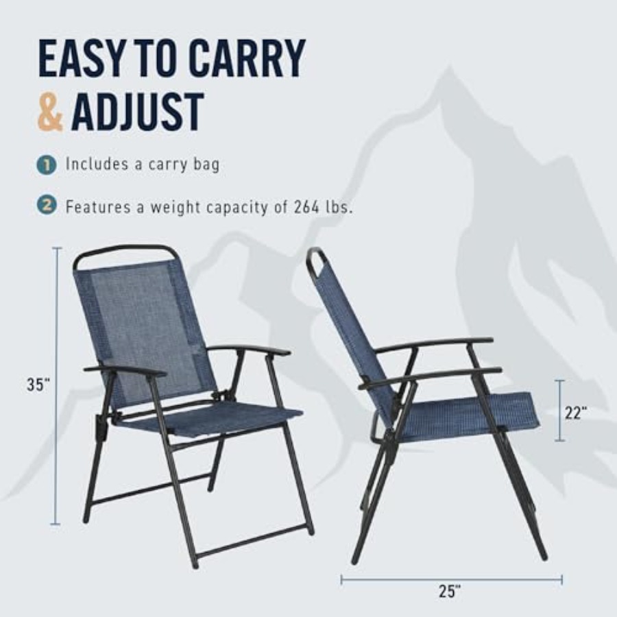 Trapper's Peak 3-Piece Folding - Outdoor Furniture In avis et prix