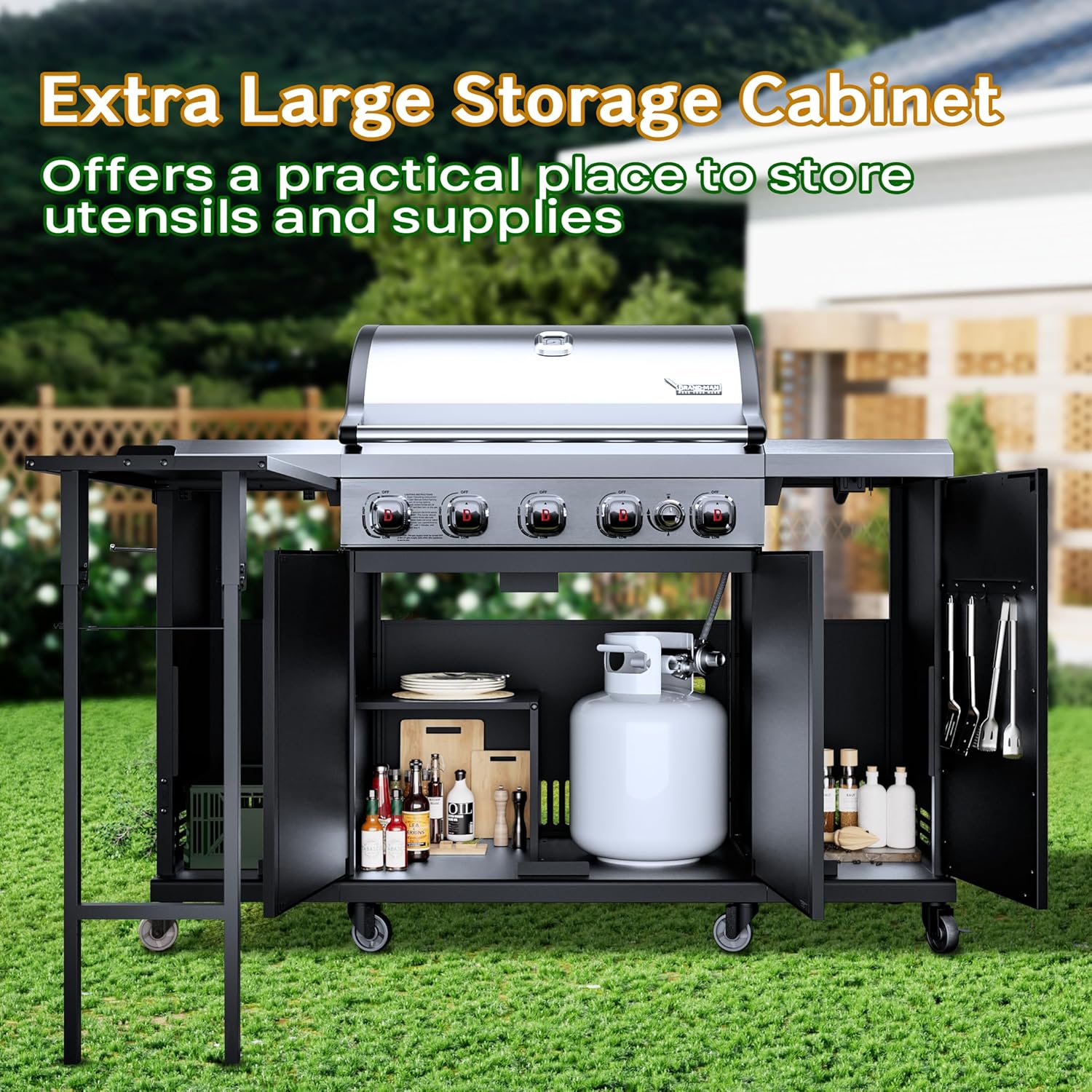 Brand-Man Propane Gas Grill Is - Outdoor Furniture Brands avis et prix