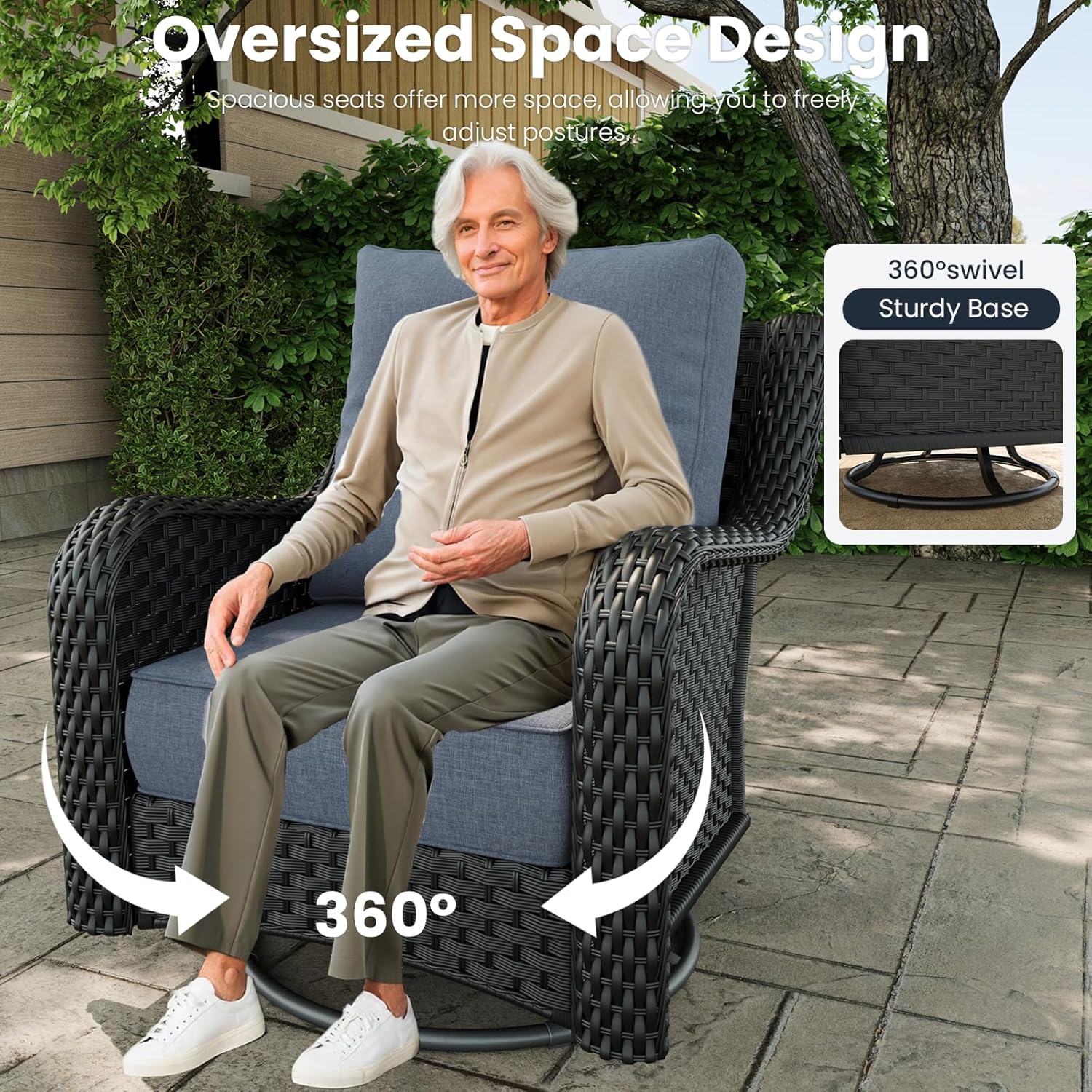 10 Pieces Outdoor Patio Furnit - Outdoor Furniture Set With Fire Pit avis et prix