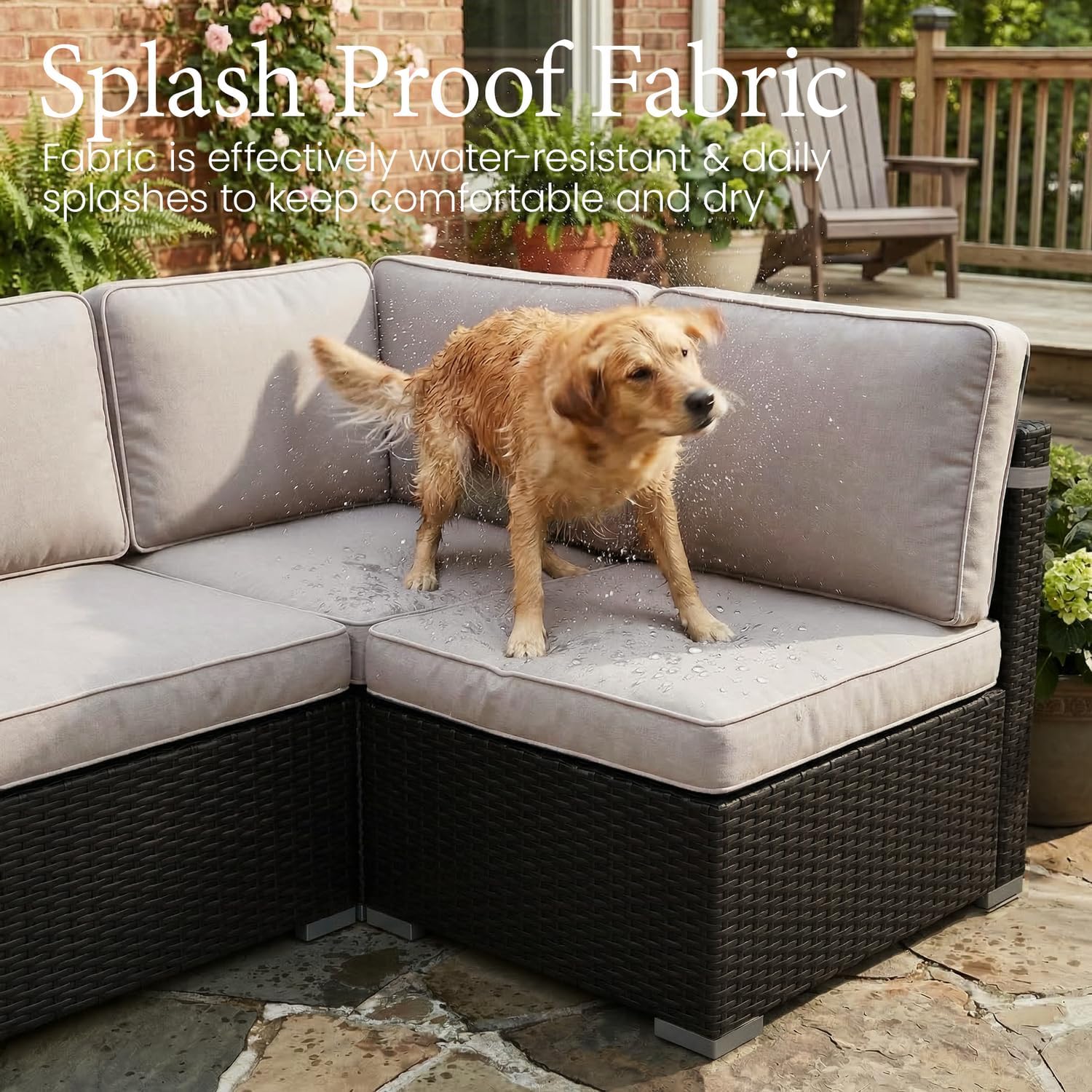15 Piece Patio Furniture Set w - Outdoor Furniture Set With Fire Pit avis et prix