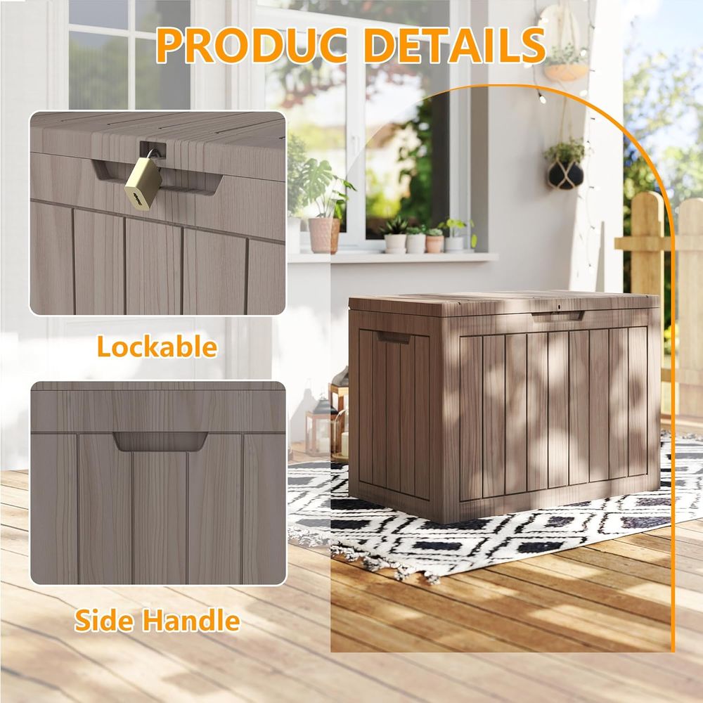Outdoor Storage Box, Weatherpr - Outdoor Furniture Weatherproof avis et prix