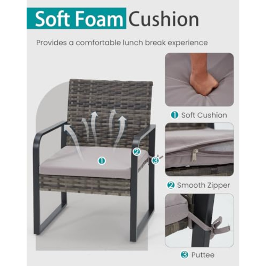 Bezseller 3 Piece Outdoor Pati - Outdoor Furniture In avis et prix