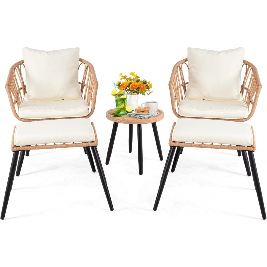 5 Piece Patio Furniture Set Ou - Outdoor Furniture In avis et prix