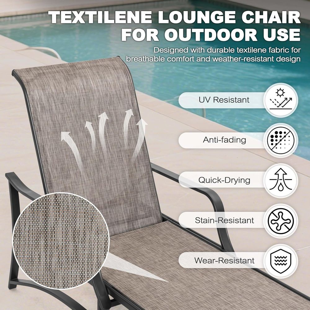 Outdoor Metal Lounge Chairs Se - Outdoor Furniture Bali avis et prix