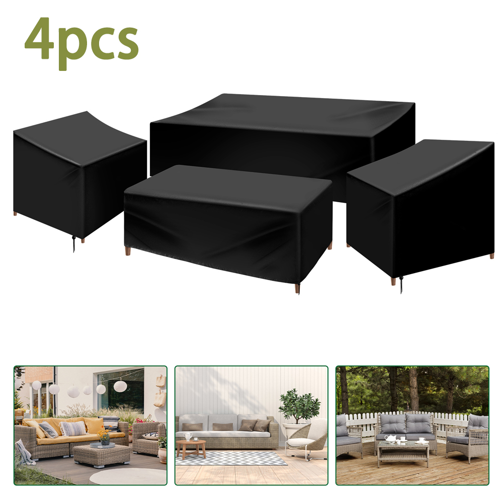 4Pcs Patio Furniture Cover Set - Outdoor Furniture Weatherproof avis et prix