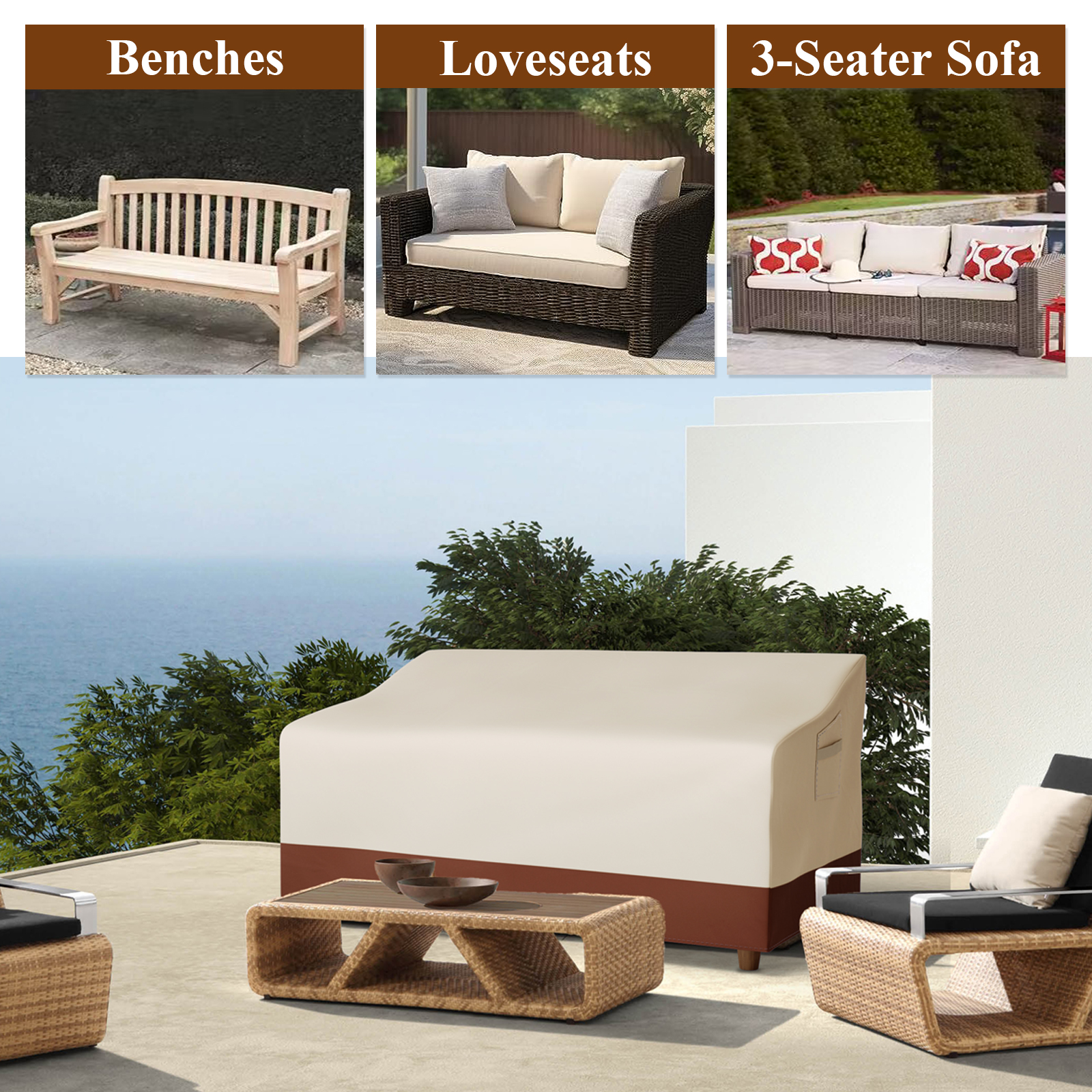 Outdoor Sofa Cover Waterproof  - Outdoor Furniture Weatherproof avis et prix