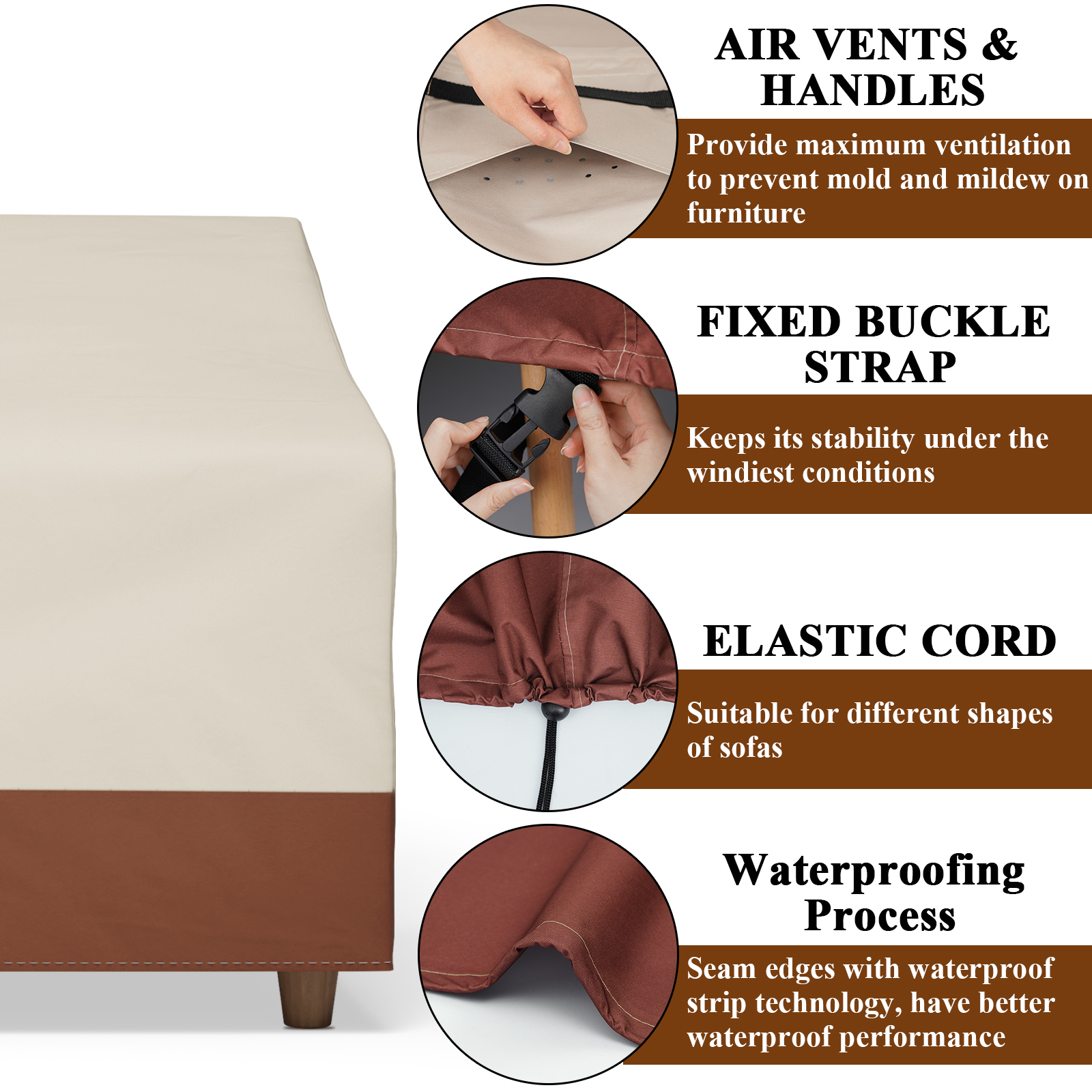 Outdoor Sofa Cover Waterproof  - Outdoor Furniture Weatherproof avis et prix