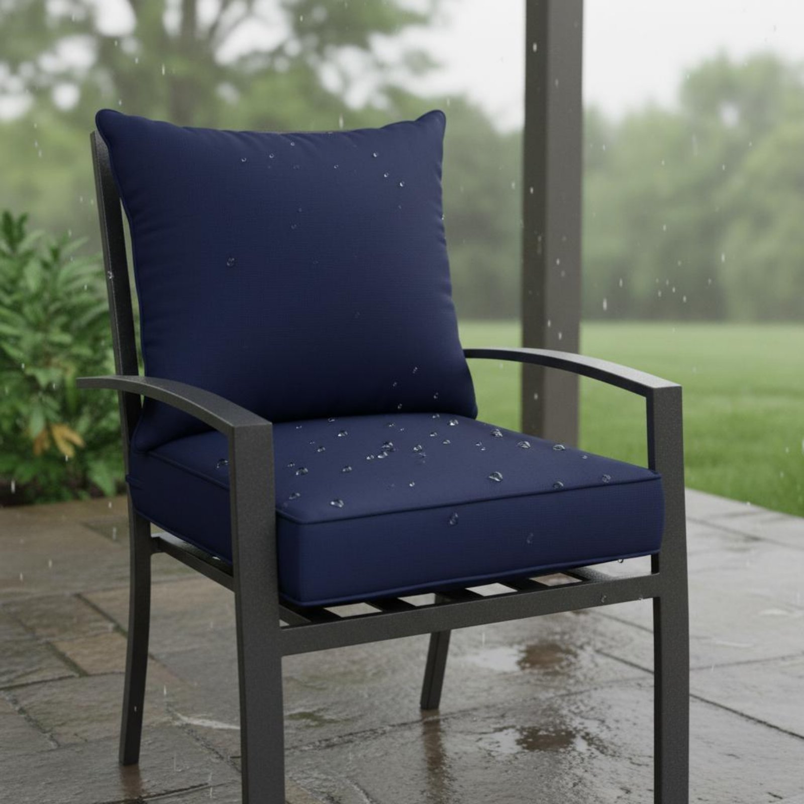Patio Chair Pad Hidden Closure - Outdoor Furniture In avis et prix