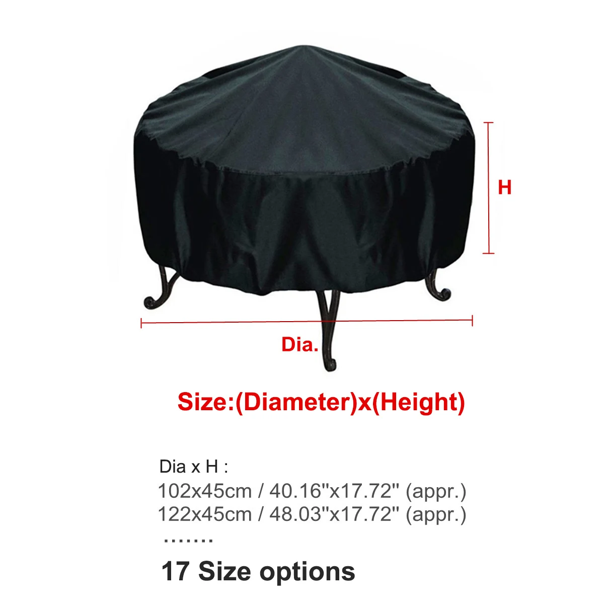 Waterproof Patio Fire Pit Cove - Outdoor Furniture Weatherproof avis et prix