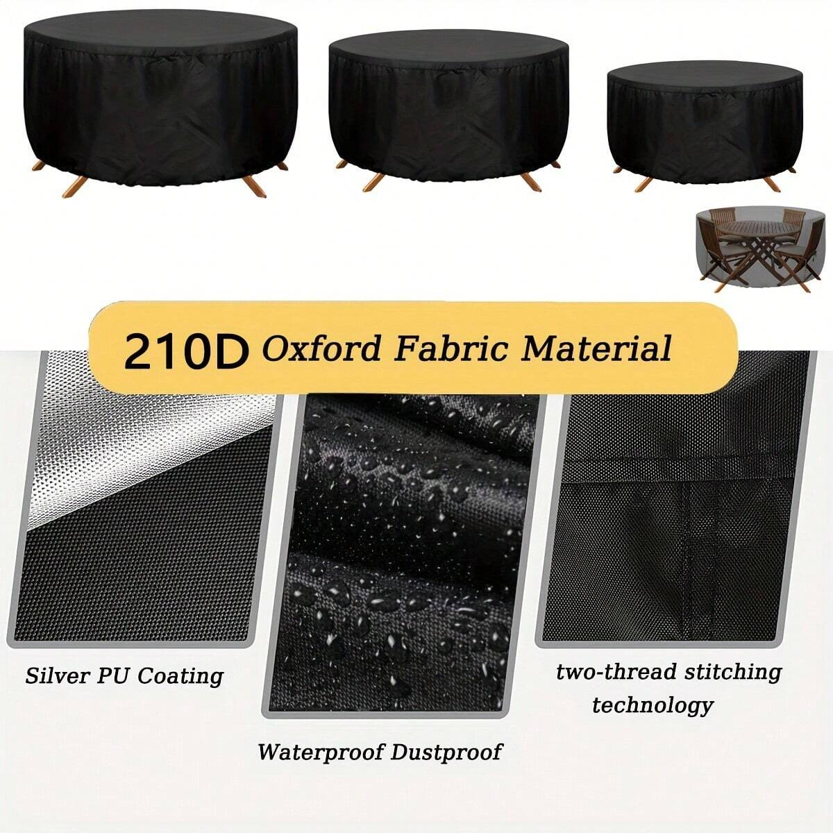 Waterproof Round Patio Furnitu - Outdoor Furniture Waterproof avis et prix