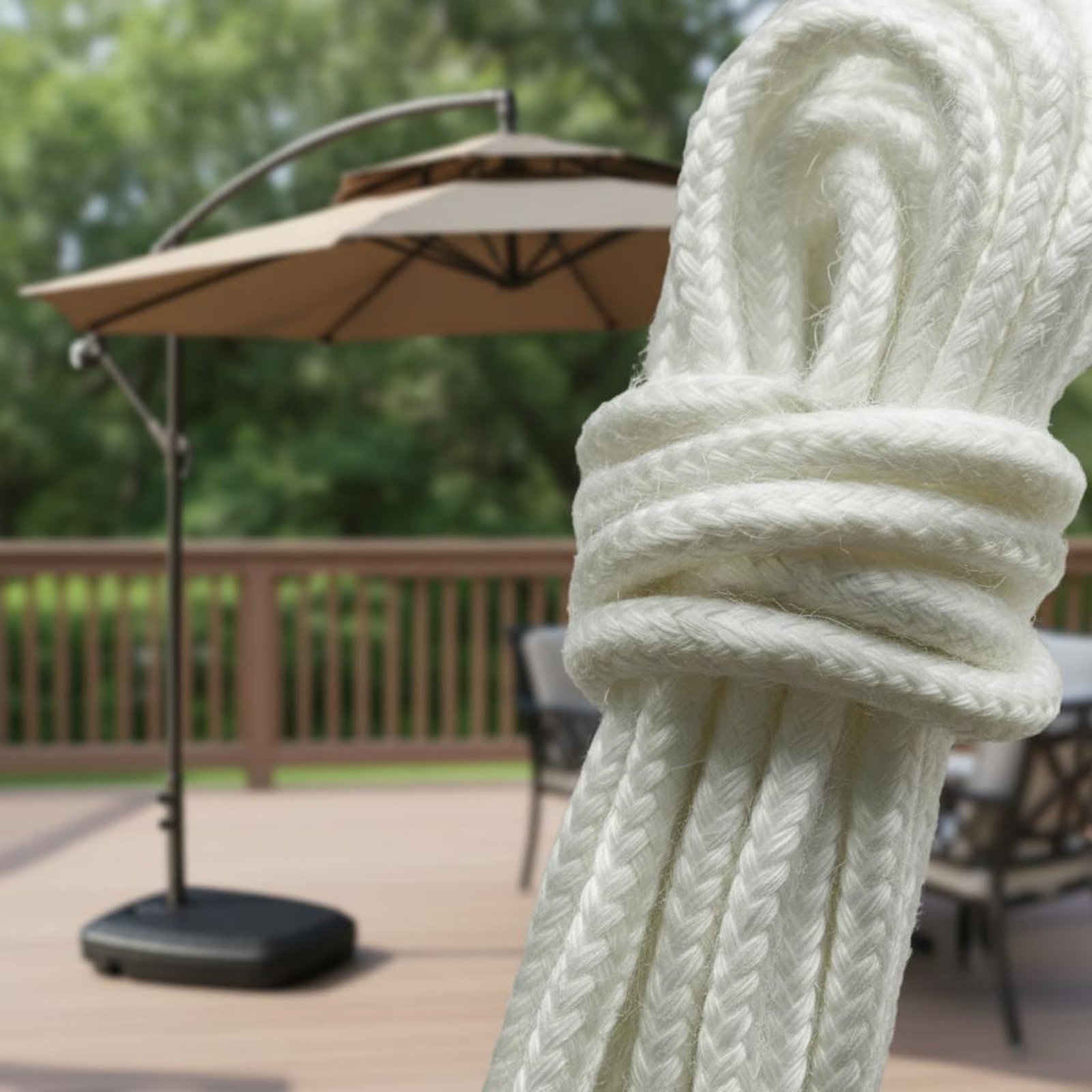 Roman Umbrella Pull Rope Wear- - Outdoor Furniture In avis et prix
