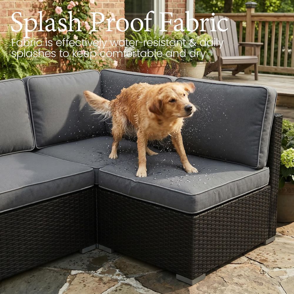 15 Piece Patio Furniture Set w - Outdoor Furniture Set With Fire Pit avis et prix